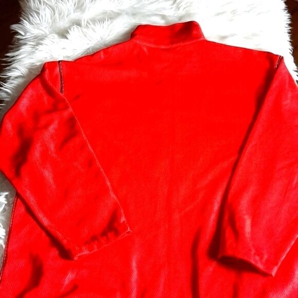 NEW NUCCI Red Zip Athletic Jacket NWOT M‎ - Picture 5 of 5